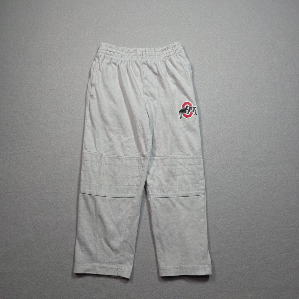 Ohio State Buckeyes Joggers/Athletic Pants In Light Gray - Boys Size 4T